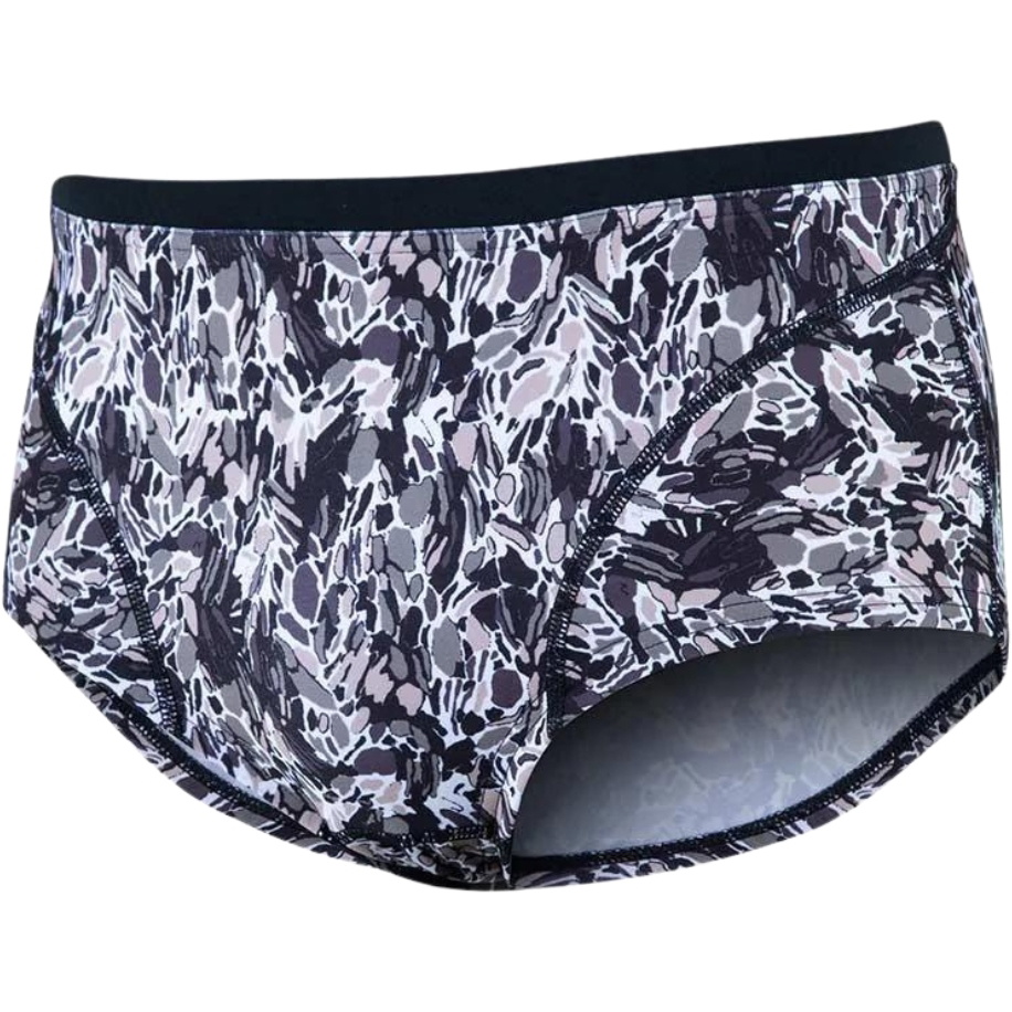 2025 ZONE3 Da Uomo Pacific Koa Brief Shorts SW23MPKBS101 - Black / Blue